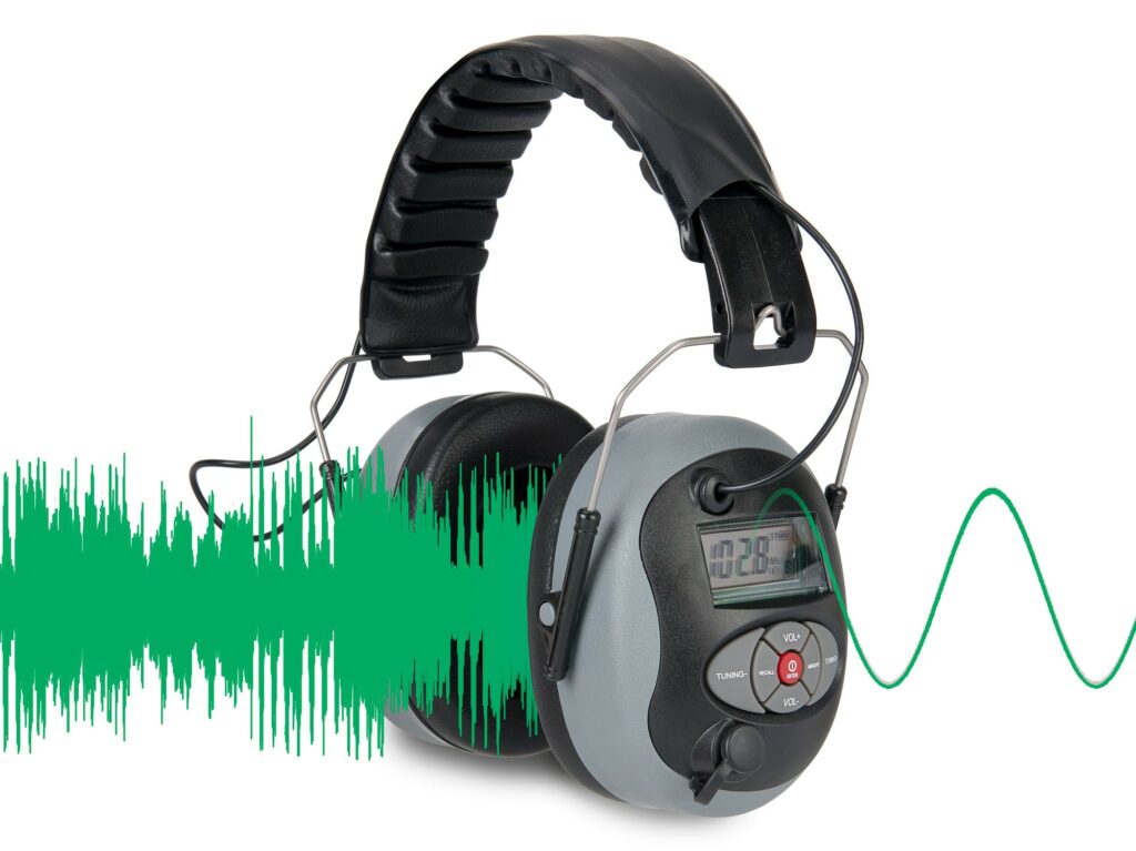 Artelli Pro-Silence FM oorkap/casque met/avec soundwaves